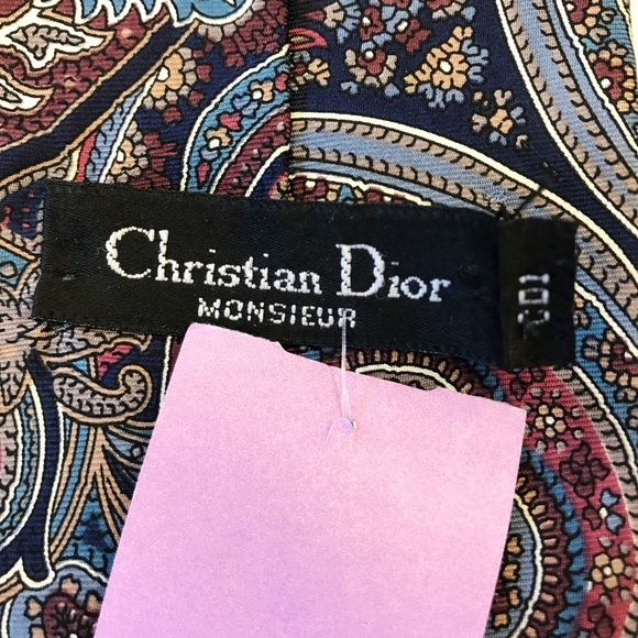 Christian Dior Vintage Silk Tie - Picture 3 of 3